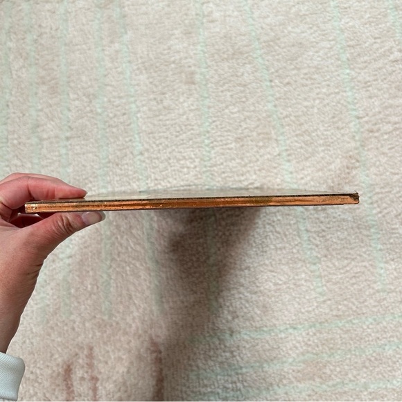 Artist Signed Copper Wall Art Red and Gold John Schtakleff 11.75"x8" - Picture 6 of 16